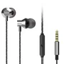 Aiwa ESTM-50SL Auriculares In-Ear con Micrófono, Color Plata